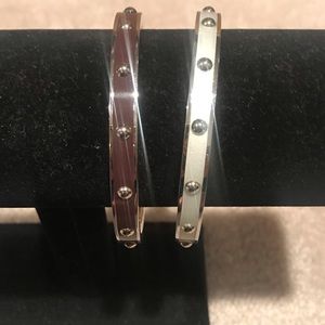 Two coach fashion bracelets